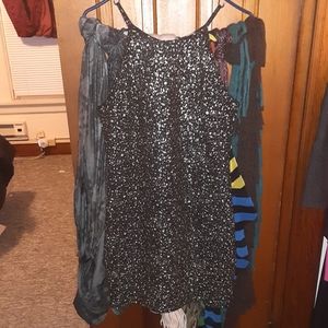 Halter bodycon dress.